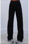 Women's Matilda Black High Waist Wide Leg Denim Jeans - 2
