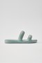 Arina Blue Double Strap Eva Summer Beach - Casual Platform Slippers - 3