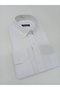 Classic Loose Relaxed Fit White Cotton Single Pocket Long Sleeves - 2