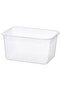 2.0 lt 365+ Plastic Storage Container - 21x15x11 cm Rectangular