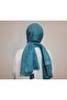 Blue Jacquard Shawl - 2