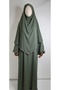 Ferace & Abaya Sufle Set Green
