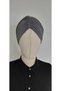 Hijab Swimming Cap (Sea and Pool Cap), Matching Gray Color with the Hijab and Swimsuit Top.