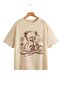 Children's Teddy Bear Printed Cotton T-shirt