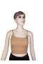 Ribbed Cotton Knitted Short Crop Singlet with Rope Strap 40 cm - 2