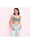 Ribbed Cotton Knitted Short Crop Singlet with Rope Strap 40 cm - 3