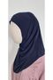 Girl's Practical Headscarf (4-10 Years Old) in Navy Blue Color - 2