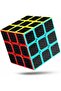 2Set Professional Qy Speed Corbon Fiber Cube Vip Set of 2 Pyramid Brainy Cube 3X3 Brainy Cube Cube - 3