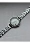 Silver Color Enameled Dial Women's Round Wristwatch - 2
