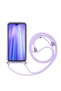 Clear Silicone Phone Case with Neck Strap Corner Protection for Samsung Galaxy A24