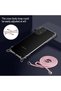 Clear Silicone Phone Case with Neck Strap Corner Protection for Samsung Galaxy A35 - 7
