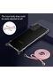 Clear Silicone Phone Case with Neck Strap Corner Protection for Samsung Galaxy A35 - 7
