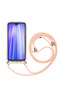 Clear Silicone Phone Case with Neck Strap Corner Protection for Samsung Galaxy A35
