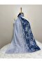 90x190 Gradient Flower Patterned Cotton Shawl