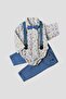 Baby Set Bodysuit, Shirt, Pants, Bow Tie and Slopet Adjustable 100% Cotton