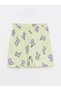 LCW Kids Crew Neck Printed Short-Sleeved Cotton Girls' Pajama Set with Shorts / S2HO82Z4 - 5
