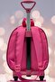 Girls Kindergarten Nursery Squeegee Wheeled Embossed Eva Colorful Printed Backpack and Schoolbag - 4