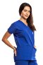 Surgical Doctor Nurse Scrubs Cobalt Blue Jersey Single Top - 3