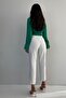 High-Waist Darted Pants - 4