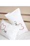 Sweetheart Designed Cotton 2-Piece Pillowcase Set - 10 50x70cm, Gift for Girlfriend/Boyfriend, Housewarming Gift - 2