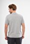 Men's Crew Neck Logo Printed Compact Combed Cotton Basic T-shirt - 6