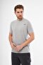 Men's Crew Neck Logo Printed Compact Combed Cotton Basic T-shirt - 3