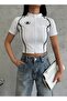 KOPYA - Y2k Zip Zipper Black Crop