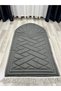 Luxury Orthopedic Knee Pain-Free Sponge Gift Dowry Twist Prayer Rug with Fringed Bag