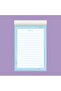 4 Pieces - A6 Size Top Glue Note - Glue Notepad - Patterned Notepad - Notepad - Notepad - 3