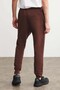 Jeremıah Men's Regular Leg Flexible Fabric Burgundy Sweatpants with Lanyard Waist and Elastic Pockets - 5