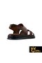 Men's Tan Genuine Leather Sandals 343501152-1 - 5