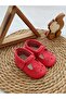 Cozy Model Red Color Genuine Leather Baby Moccasin Booties First Step Shoes - 2