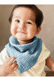 100% Cotton 8 Layers Muslin Fabric Set of 4 Baby Bibs/Mouth Wipes with Three Snaps - 3