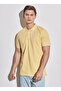 Regular Fit Beige Men's Polo Neck T-Shirt W7D5K4Xx2Tuq - 3