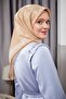 فستان سهرة وشاح كهرماني