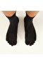 Anti-Fungal Toe Socket Men's Navy Blue Silver Socks Pack of 3 - 5