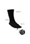 Anti-Fungal Toe Socket Men's Navy Blue Silver Socks Pack of 3 - 4