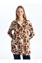 Long Sleeve Patterned Oversize Women's Tunic Shirt