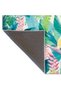 Blue Green Themed Plant Flower Patterned Creative Modern Decorative Carpet 5035 - 5