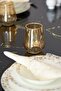 Luxury Gold Gold Gilded 6 Pieces Water Soft Drink Glass Set - 4