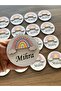 Wooden Rainbow Baby Magnet with Figurines, 20 Pieces - 2