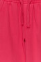 Girl's Fuchsia Cotton Denim Trousers - Tkdss24Pl00002 - 5