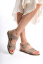 Genuine Leather Sandals - Size 35-44 High Heels - 4
