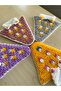 Hep Trend Hand-Knitted 4-Piece Colorful Heart-Shaped Washcloth - 3