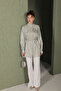Sparkle Rose Brooch MINT Shirt - 32-3033 - 2