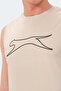 Beige Men's T-Shirt - NELU - 5
