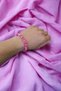 Jade Bracelet, Pink Bracelet, Women's Bracelet, Colorful Bracelet, Youth Stone, Emperor Stone - 4