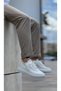 Tugerdi White Knitwear Sports Shoes - Light Sole, Stylish Men, TGE230962 - 6