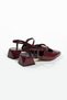 William Tweed Detailed Blunt Toe Short Heeled Women's Ballerinas - 2