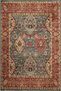 Frame Patterned Geometric Woven Base Washable Carpet in Coffee Colors Miravip8377